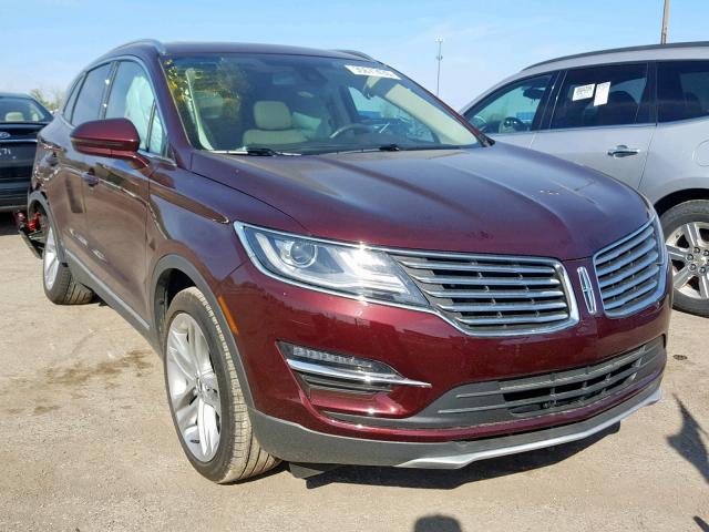 5LMCJ3D99JUL20585 - 2018 LINCOLN MKC RESERV BURGUNDY photo 1