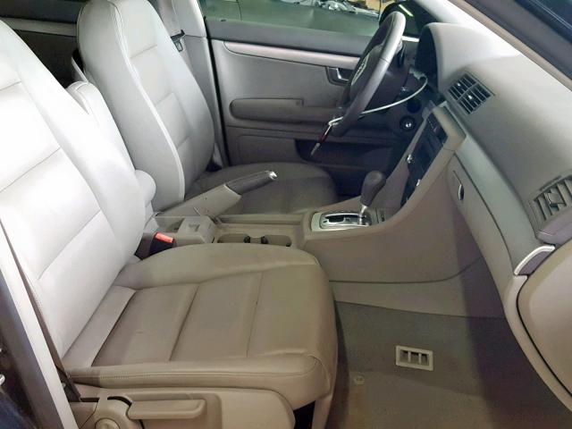 WAUAF78E98A084687 - 2008 AUDI A4 2.0T BLUE photo 5