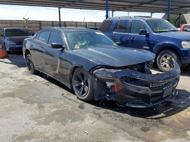 2C3CDXHGXFH824561 - 2015 DODGE CHARGER SX BLACK photo 1