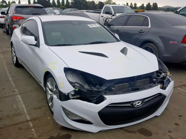 KMHHT6KJ6FU129618 - 2015 HYUNDAI GENESIS CO WHITE photo 1