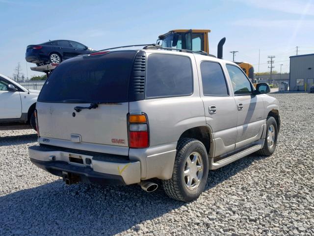 1GKEK63UX4J121964 - 2004 GMC YUKON DENA TAN photo 4