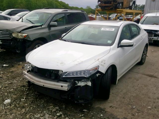 19UUB3F77HA002689 - 2017 ACURA TLX ADVANC WHITE photo 2