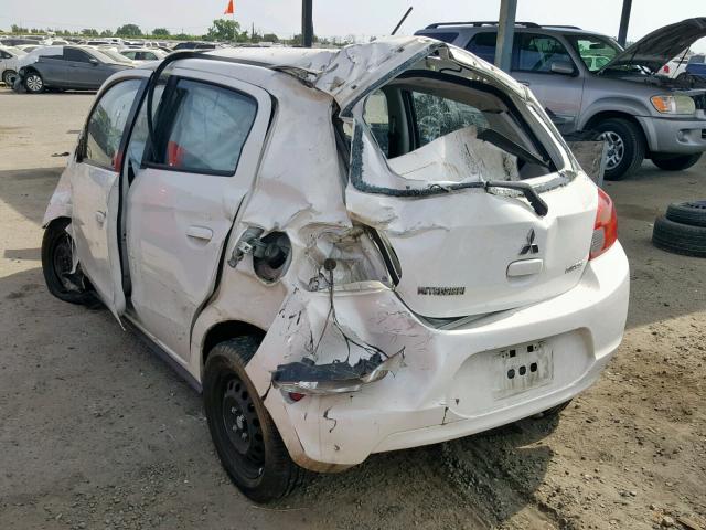 ML32A3HJXFH035484 - 2015 MITSUBISHI MIRAGE DE WHITE photo 3