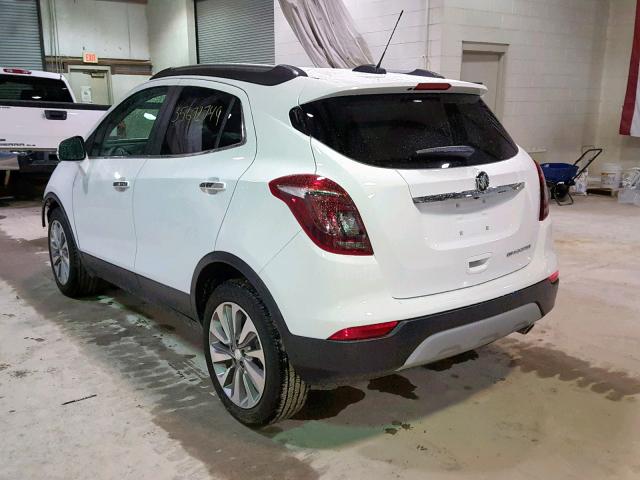 KL4CJASB1KB702392 - 2019 BUICK ENCORE PRE WHITE photo 3