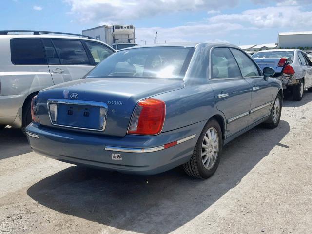 KMHFU45E75A387167 - 2005 HYUNDAI XG 350 BLUE photo 4