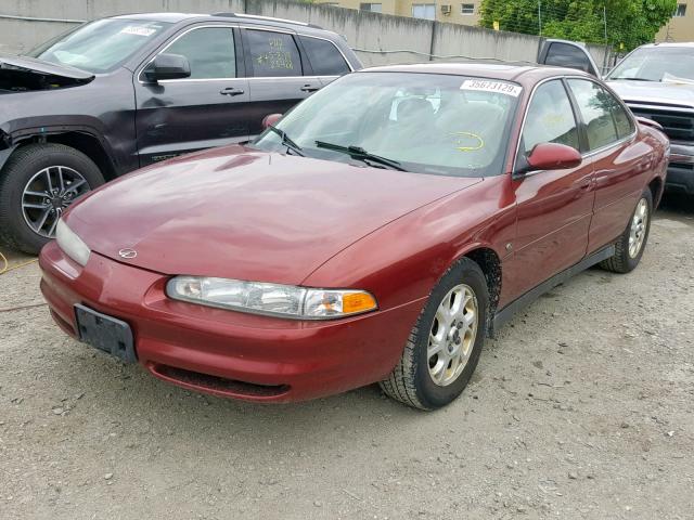1G3WS52H72F251960 - 2002 OLDSMOBILE INTRIGUE G RED photo 2
