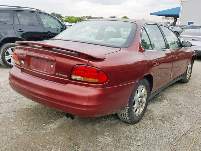 1G3WS52H72F251960 - 2002 OLDSMOBILE INTRIGUE G RED photo 4