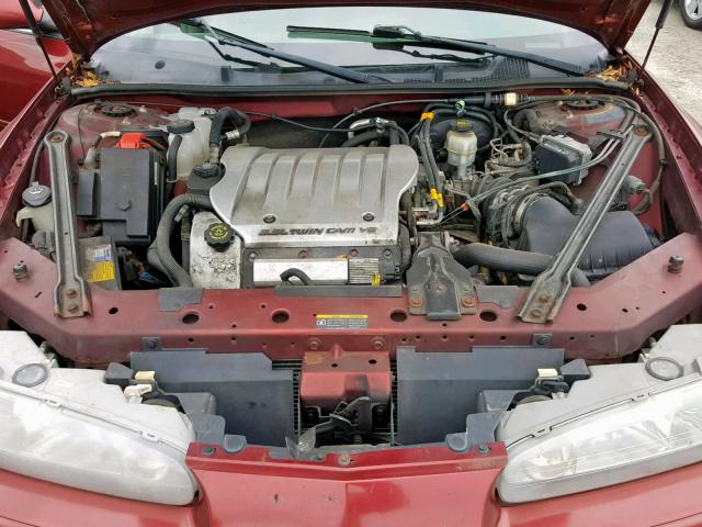 1G3WS52H72F251960 - 2002 OLDSMOBILE INTRIGUE G RED photo 7