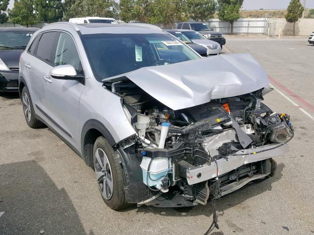 KNDCC3LC9H5058201 - 2017 KIA NIRO EX SILVER photo 1