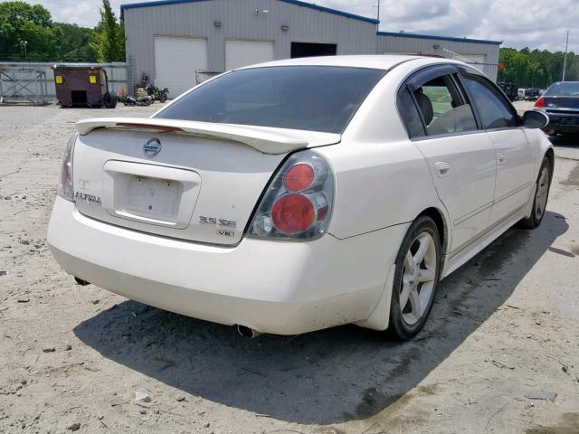 1N4BL11D26C183051 - 2006 NISSAN ALTIMA SE WHITE photo 4