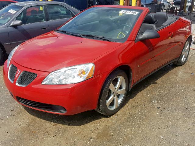 1G2ZH368664264537 - 2006 PONTIAC G6 GT RED photo 2