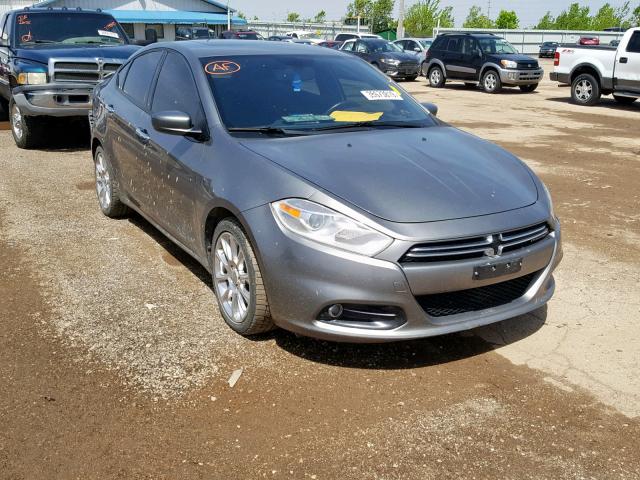 1C3CDFCH8DD703208 - 2013 DODGE DART LIMIT GRAY photo 1