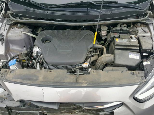 KMHCU5AE0HU365688 - 2017 HYUNDAI ACCENT SPO GRAY photo 7