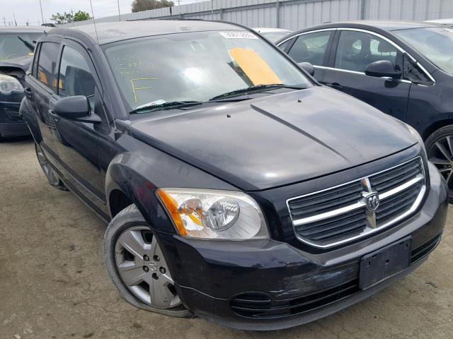 1B3HB48B67D319000 - 2007 DODGE CALIBER SX BLACK photo 1