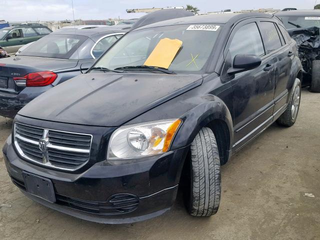 1B3HB48B67D319000 - 2007 DODGE CALIBER SX BLACK photo 2