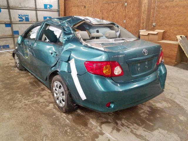 2T1BU4EE0AC308950 - 2010 TOYOTA COROLLA BASE  photo 3