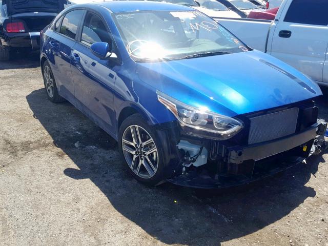 3KPF34AD3KE029044 - 2019 KIA FORTE GT L BLUE photo 1