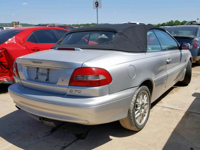 YV1NC56D21J023872 - 2001 VOLVO C70 TURBO SILVER photo 4