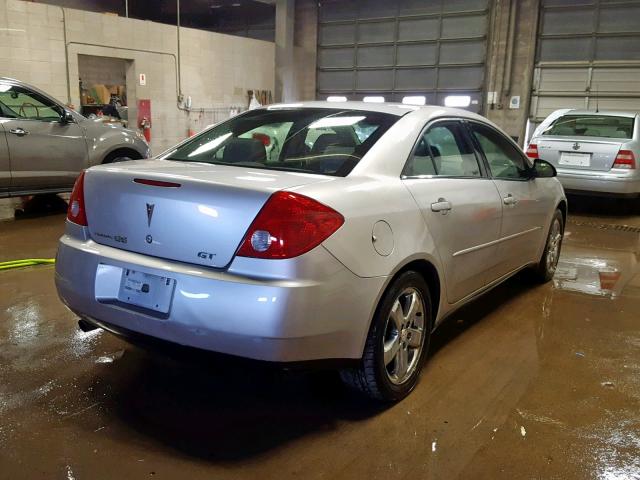 1G2ZH558764237022 - 2006 PONTIAC G6 GT SILVER photo 4