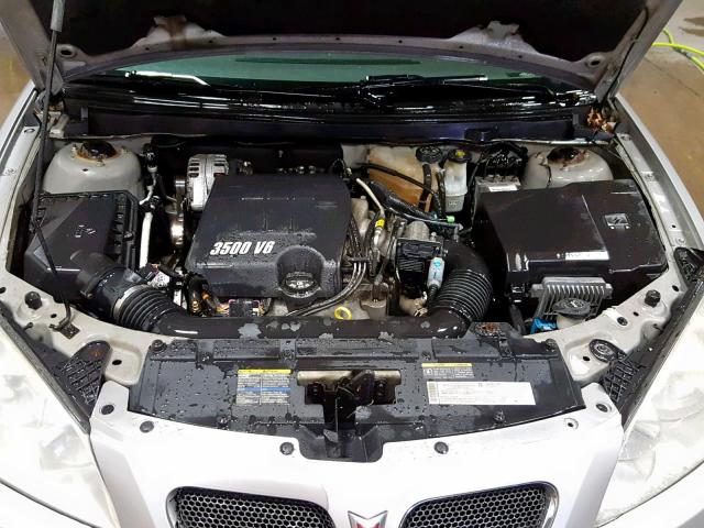 1G2ZH558764237022 - 2006 PONTIAC G6 GT SILVER photo 7