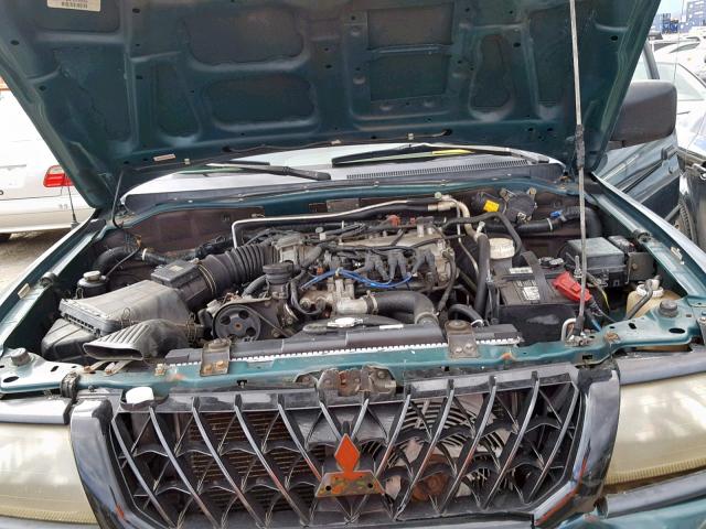 JA4LS21H53J042535 - 2003 MITSUBISHI MONTERO SP GREEN photo 7