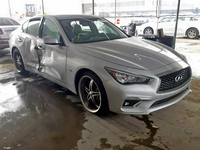 JN1EV7AP4JM363474 - 2018 INFINITI Q50 LUXE BLACK photo 1