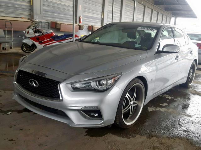 JN1EV7AP4JM363474 - 2018 INFINITI Q50 LUXE BLACK photo 2