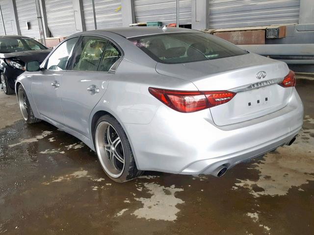 JN1EV7AP4JM363474 - 2018 INFINITI Q50 LUXE BLACK photo 3