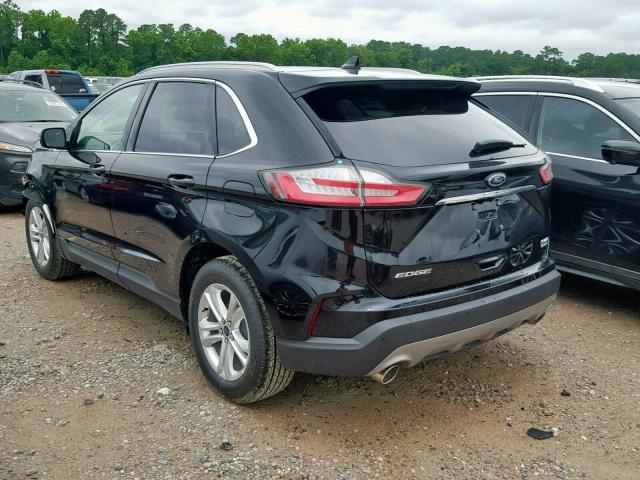 2FMPK3J98KBC03500 - 2019 FORD EDGE SEL BLACK photo 3