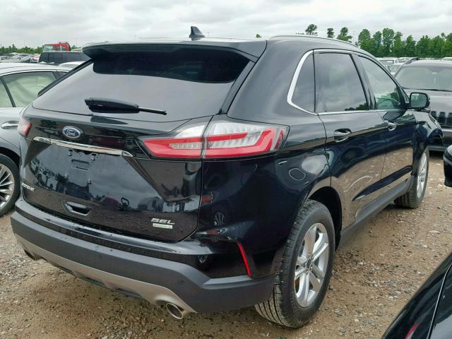 2FMPK3J98KBC03500 - 2019 FORD EDGE SEL BLACK photo 4