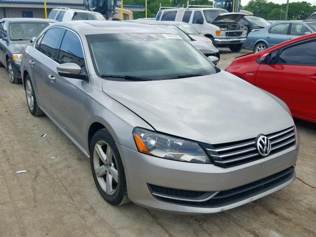 1VWBP7A36DC074689 - 2013 VOLKSWAGEN PASSAT SE SILVER photo 1