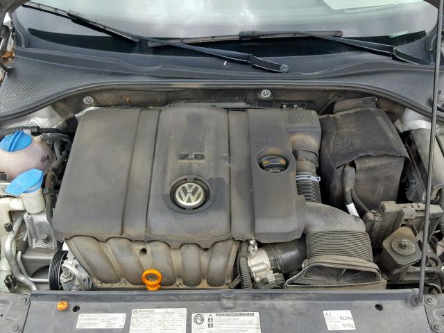 1VWBP7A36DC074689 - 2013 VOLKSWAGEN PASSAT SE SILVER photo 7