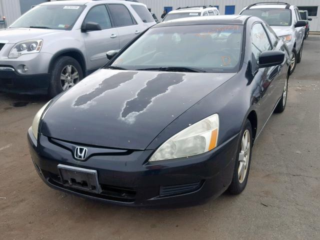 1HGCM82685A006472 - 2005 HONDA ACCORD BLACK photo 2