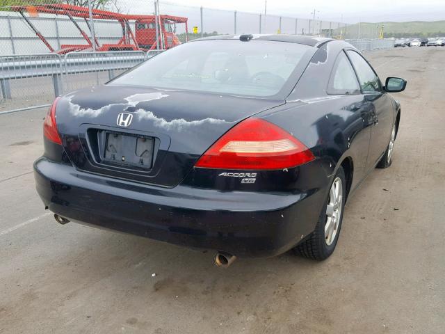 1HGCM82685A006472 - 2005 HONDA ACCORD BLACK photo 4