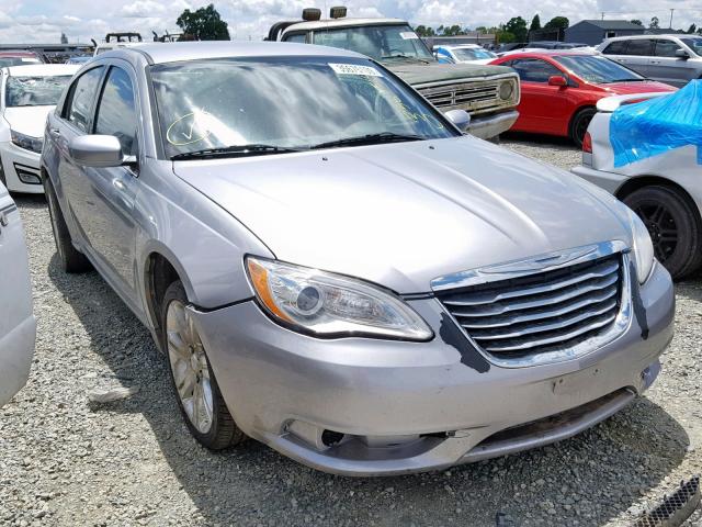 1C3CCBABXDN647809 - 2013 CHRYSLER 200 LX SILVER photo 1