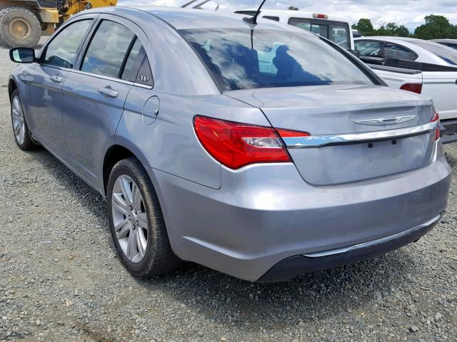 1C3CCBABXDN647809 - 2013 CHRYSLER 200 LX SILVER photo 3