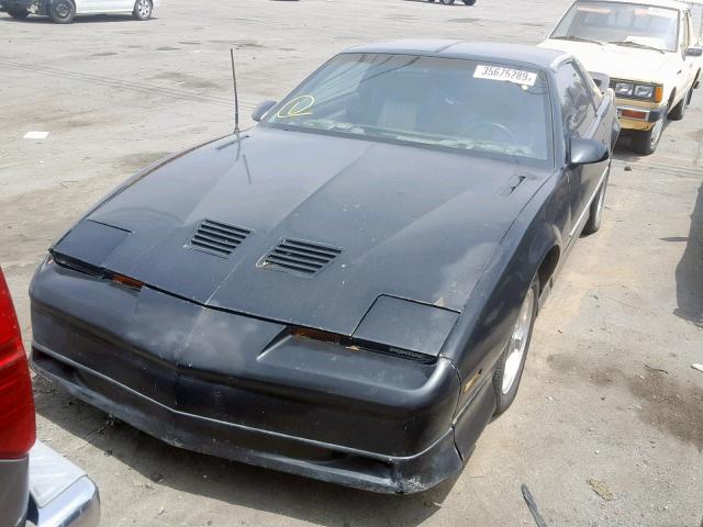 1G2FW87H6GL201708 - 1986 PONTIAC FIREBIRD T BLACK photo 2