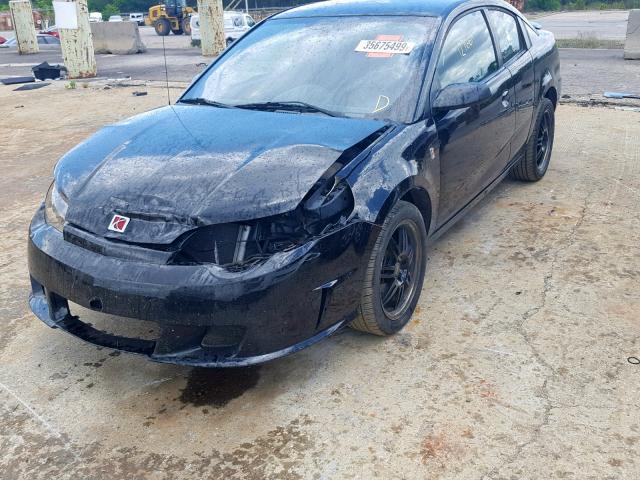 1G8AN15F77Z129233 - 2007 SATURN ION LEVEL BLACK photo 2