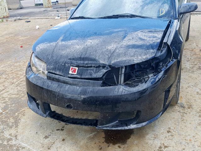 1G8AN15F77Z129233 - 2007 SATURN ION LEVEL BLACK photo 9