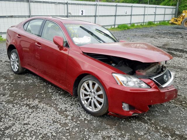 JTHCK262185027460 - 2008 LEXUS IS 250 RED photo 1