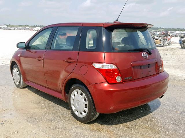 JTKKT624460151265 - 2006 TOYOTA SCION XA BURGUNDY photo 3