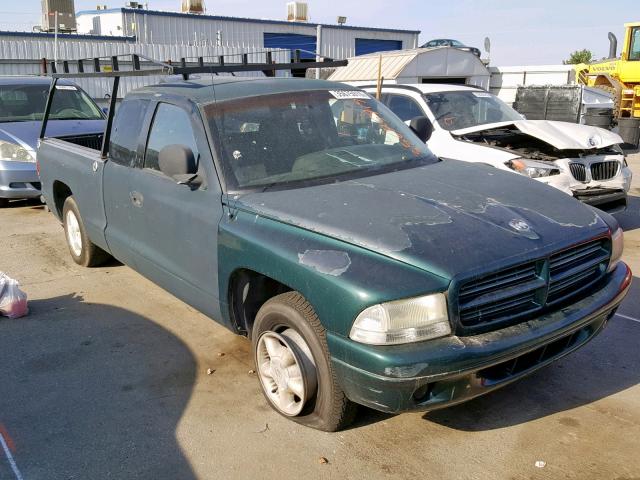 1B7GL23X6VS284739 - 1997 DODGE DAKOTA GREEN photo 1