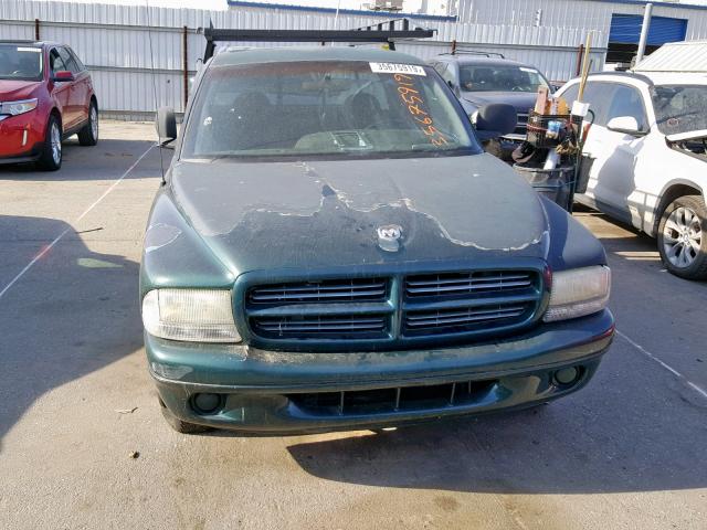 1B7GL23X6VS284739 - 1997 DODGE DAKOTA GREEN photo 9