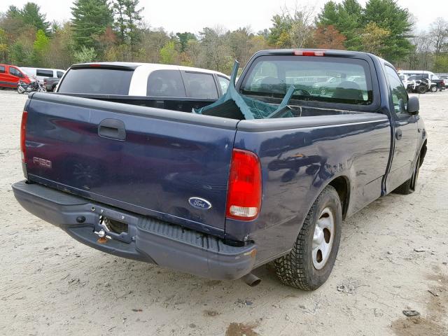 1FTRF17282NA35572 - 2002 FORD F150 BLUE photo 4