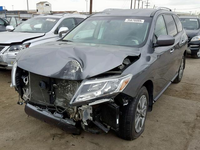 5N1AR2MN5GC652371 - 2016 NISSAN PATHFINDER GRAY photo 2