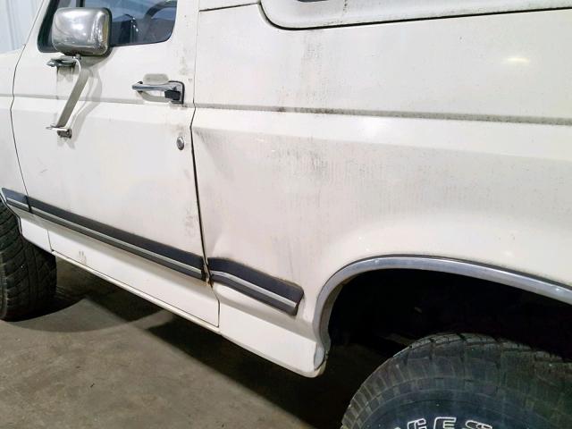 1FMEU15N1KLB31679 - 1989 FORD BRONCO U10 WHITE photo 9