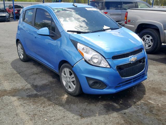 KL8CA6S98EC593274 - 2014 CHEVROLET SPARK LS BLUE photo 1