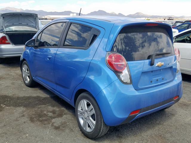 KL8CA6S98EC593274 - 2014 CHEVROLET SPARK LS BLUE photo 3