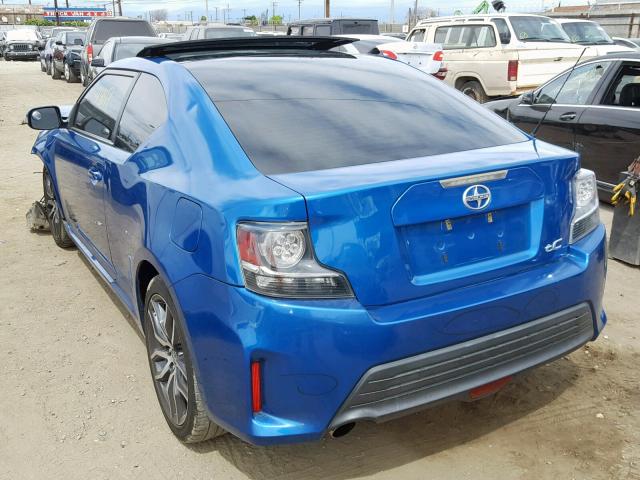 JTKJF5C78E3088111 - 2014 TOYOTA SCION TC 蓝色 照片 3