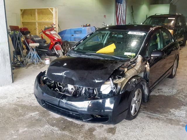 2HGFA16619H357674 - 2009 HONDA CIVIC LX-S 黑色 照片 2